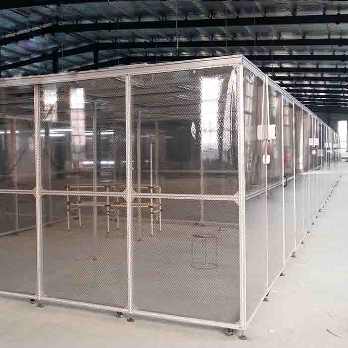 千級潔凈棚支撐架方通選擇鋁合金,制作美觀大方。